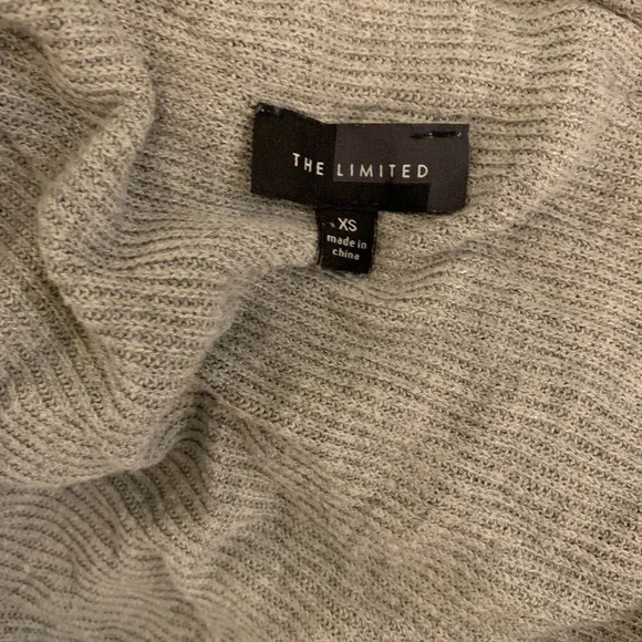 The Limited gray shawl/cardigan wrap sweater - Picture 2 of 7